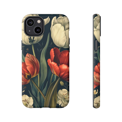 White Flower Tough Cases