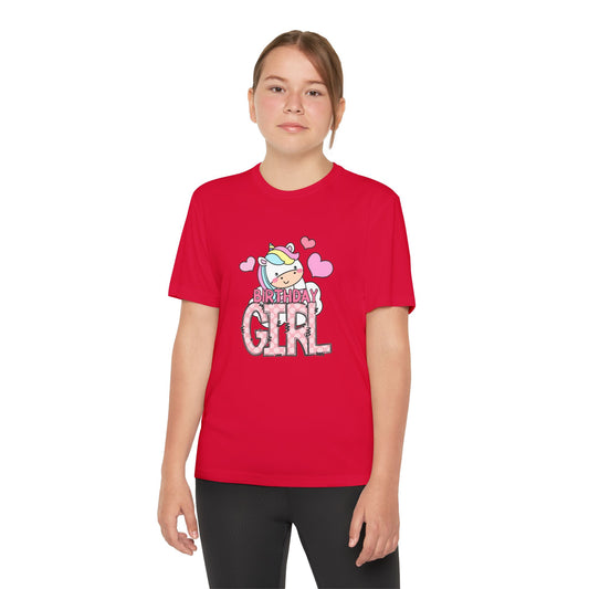 Birthday Girl Unicorn - Youth Tee