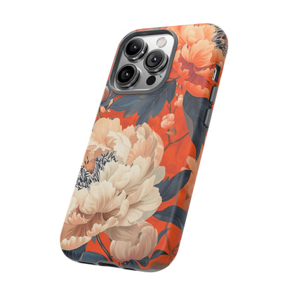 Floral Tough Case, Durable Floral Phone Case, Stylish Protection Case, Gift for Her, Spring Accessories, Mother’s Day Gift