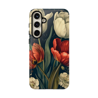 White Flower Tough Cases