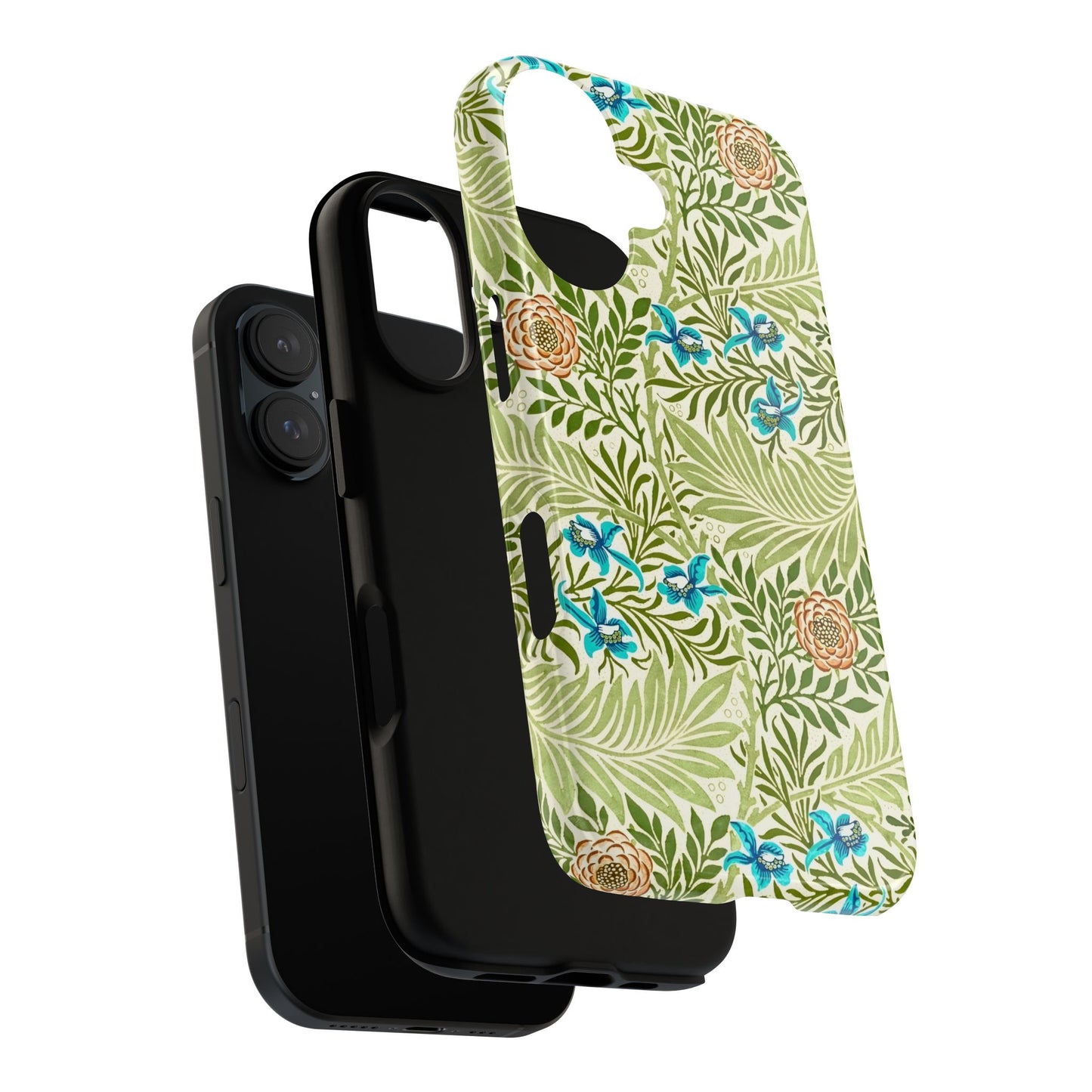 Tough Cases Phone Case, Botanical Print Phone Cover, Floral Smartphone Accessory, Nature-Inspired Tech Gear, Gift for Plant Lovers
