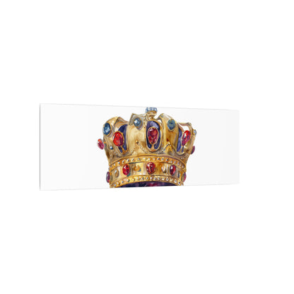 Crown Art Print, Royal Wall Decor, Matched for Home or Office, Gift for Art Lovers, Unique Royalty Artwork