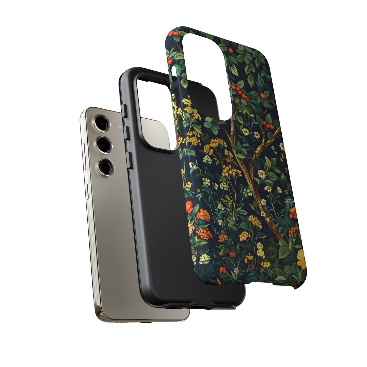 Floral Phone Case - Tough Cases, Colorful Nature Design, Gift for Flower Lovers, Phone Accessory, Unique Cell Phone Cover