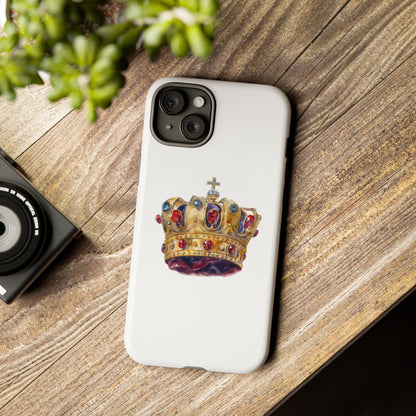 Royal Crown Phone Case | Tough Phone Cases, Stylish Accessories, Gift for Her, Birthday Present, Royalty Vibe