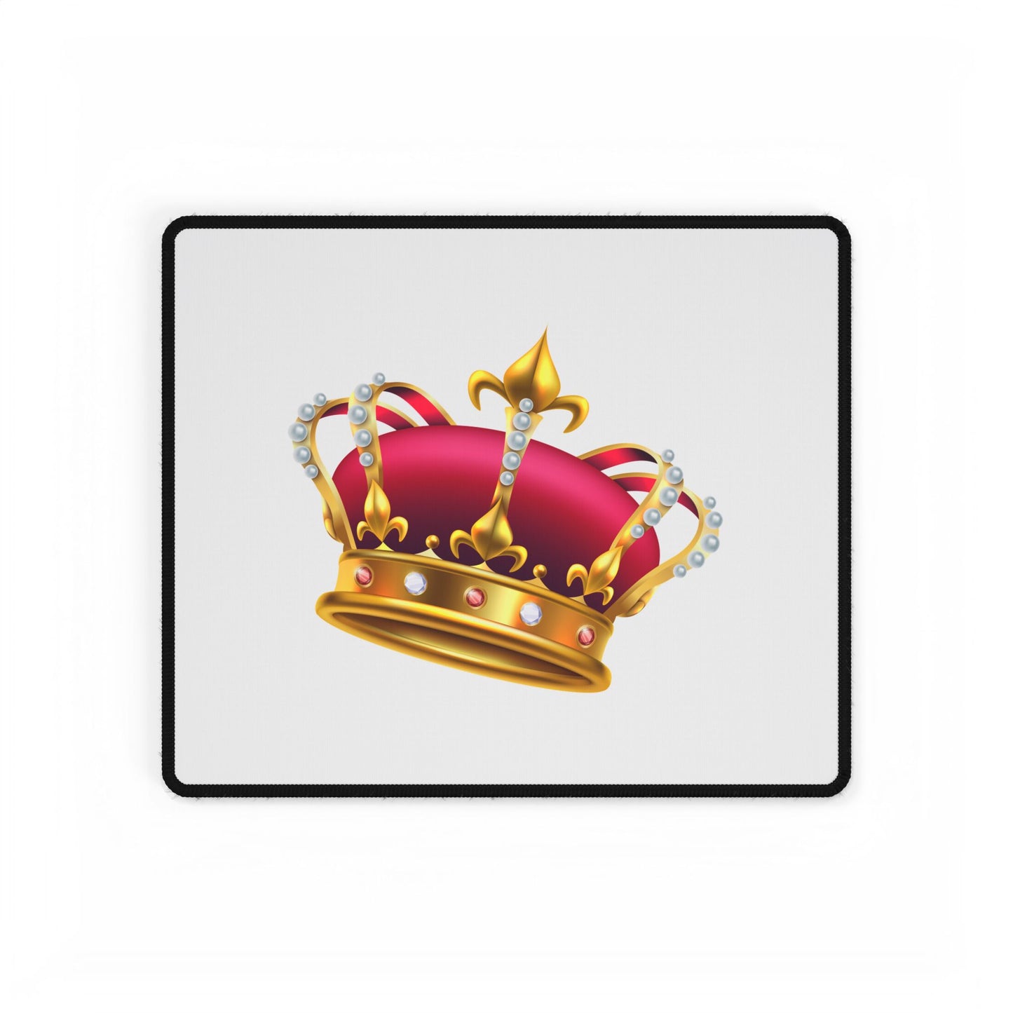 Crowned Desk Mat - Stylish Office Decor, Gaming Space, Royal Touch, Home Office Accessory, Gift for Students, & Motivational Workspace