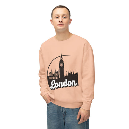 Unisex Lightweight Crewneck Sweatshirt - Lovely London