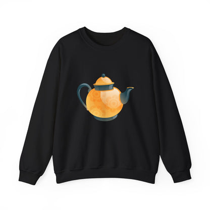 Unisex Heavy Blend™ Crewneck Sweatshirt Trendy - Classic British Tea Kettle