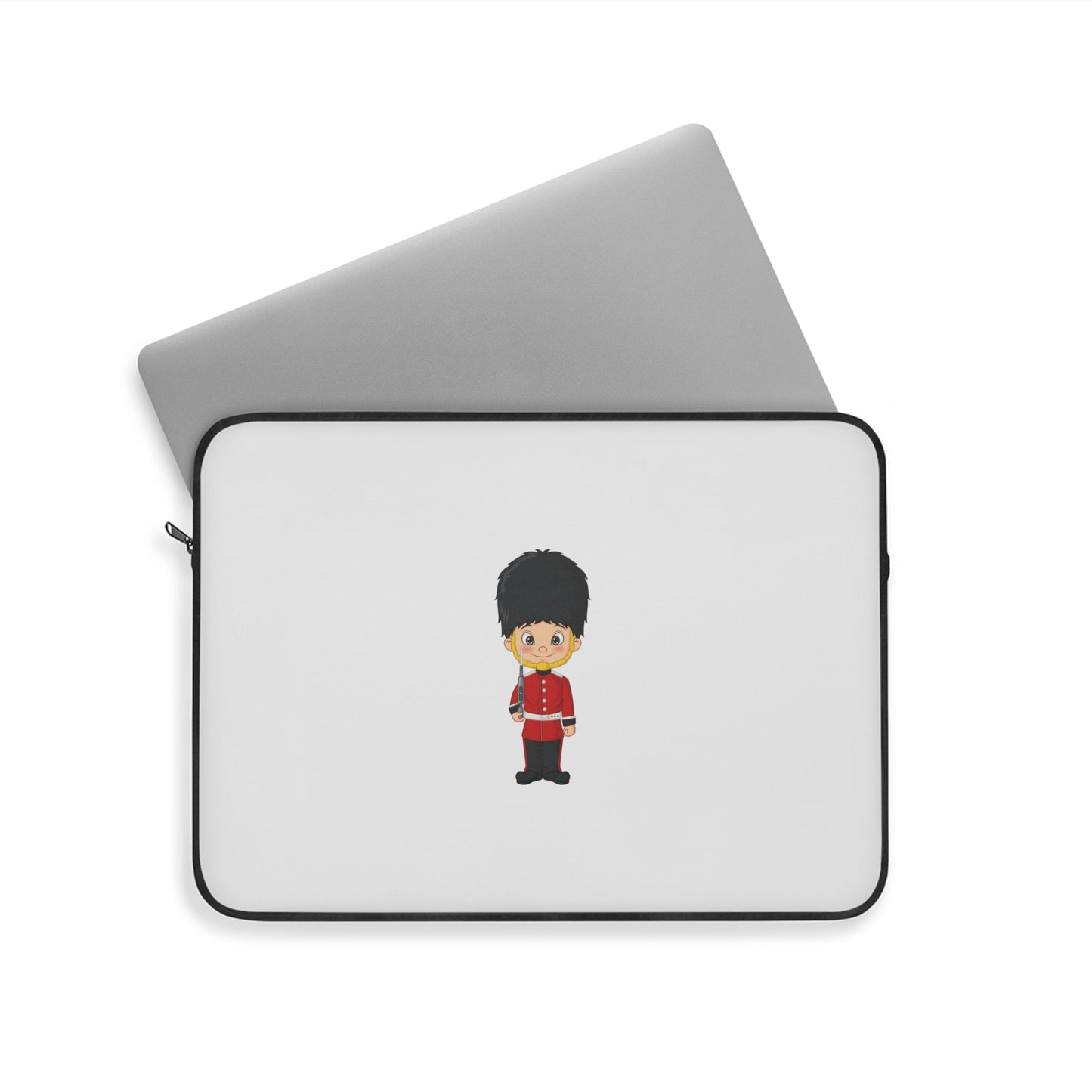 Quirky Soldier Laptop Sleeve | Cute Computer Case for Kids, Fun Gift for Students, Personalized Tech Accessory
