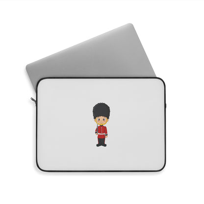 Quirky Soldier Laptop Sleeve | Cute Computer Case for Kids, Fun Gift for Students, Personalized Tech Accessory