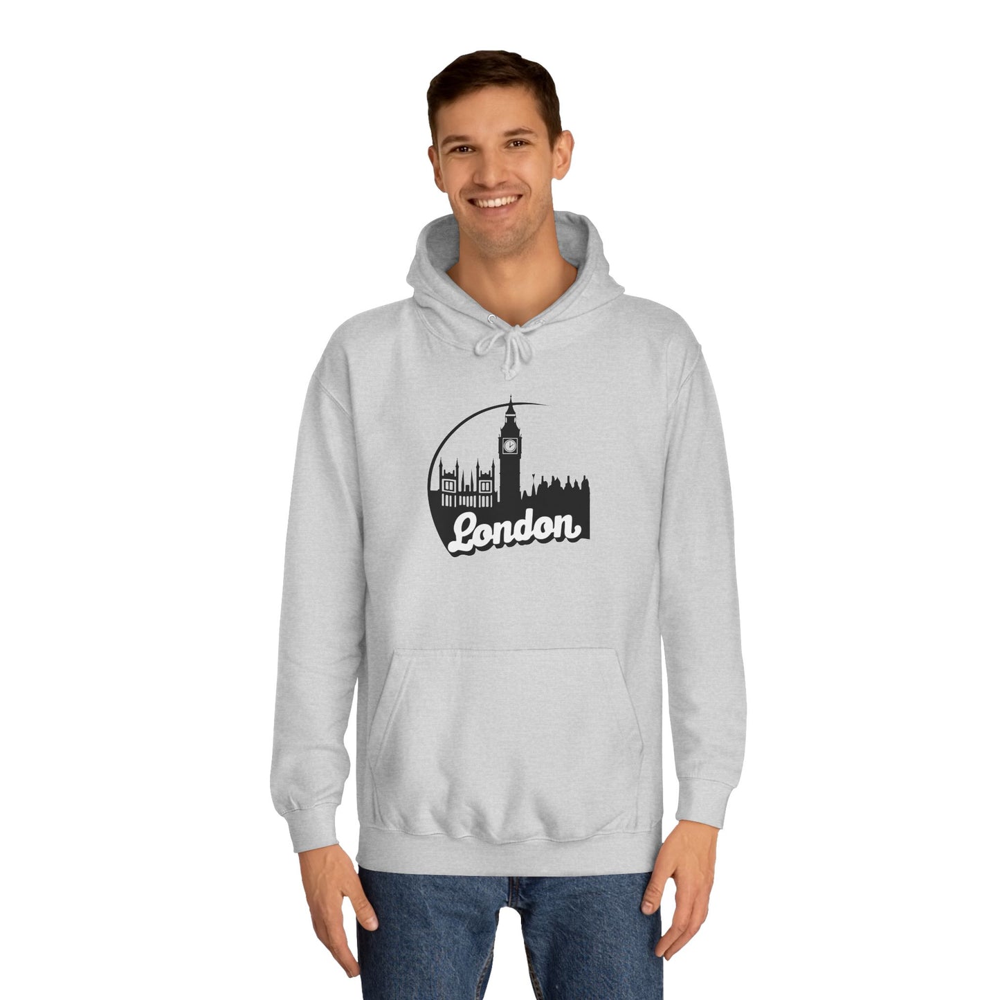 Unisex College Hoodie - Peaceful London