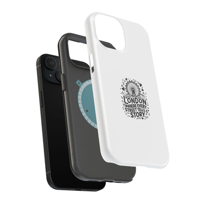 London Story Magnetic Tough Case - Unique Design for Travel Lovers
