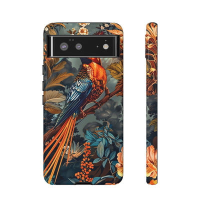 Vibrant Phone Case with Exotic Bird Design, Floral Phone Cover, Tough Case for Nature Lovers, Unique Gift Idea, Phone Accessory, [...]