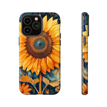 Sunflower Phone Case - Floral Design for Nature Lovers, Cute Spring Accessory, Gift for Her, Eco-Friendly Cover