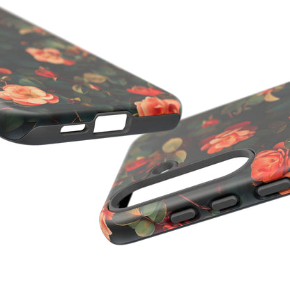 Floral Phone Case - Elegant Floral Design, Tough Protective Case, Perfect Gift for Her, Trendy Phone Accessories, Mother’s Day, Birthday