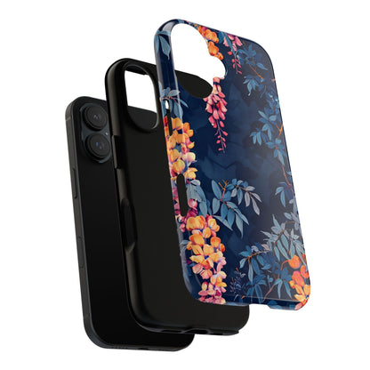 Floral iPhone Case, Tough Phone Cover, Gift for Her, Nature Lover Accessory, Spring Decor, Unique Floral Design