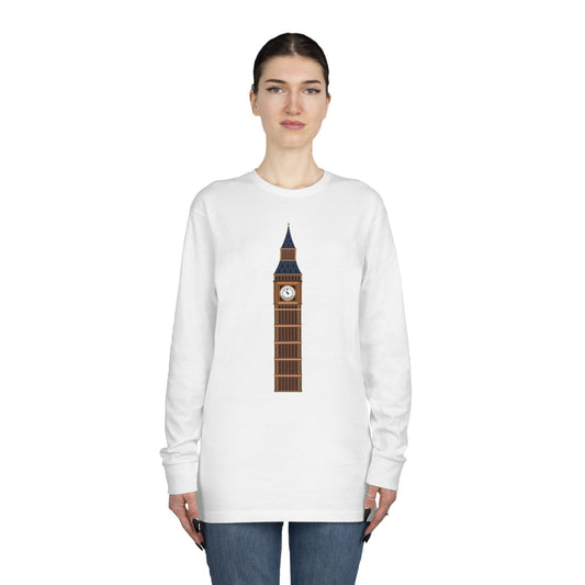 Long Sleeve Crewneck Tee - Big Ben and British Heritage