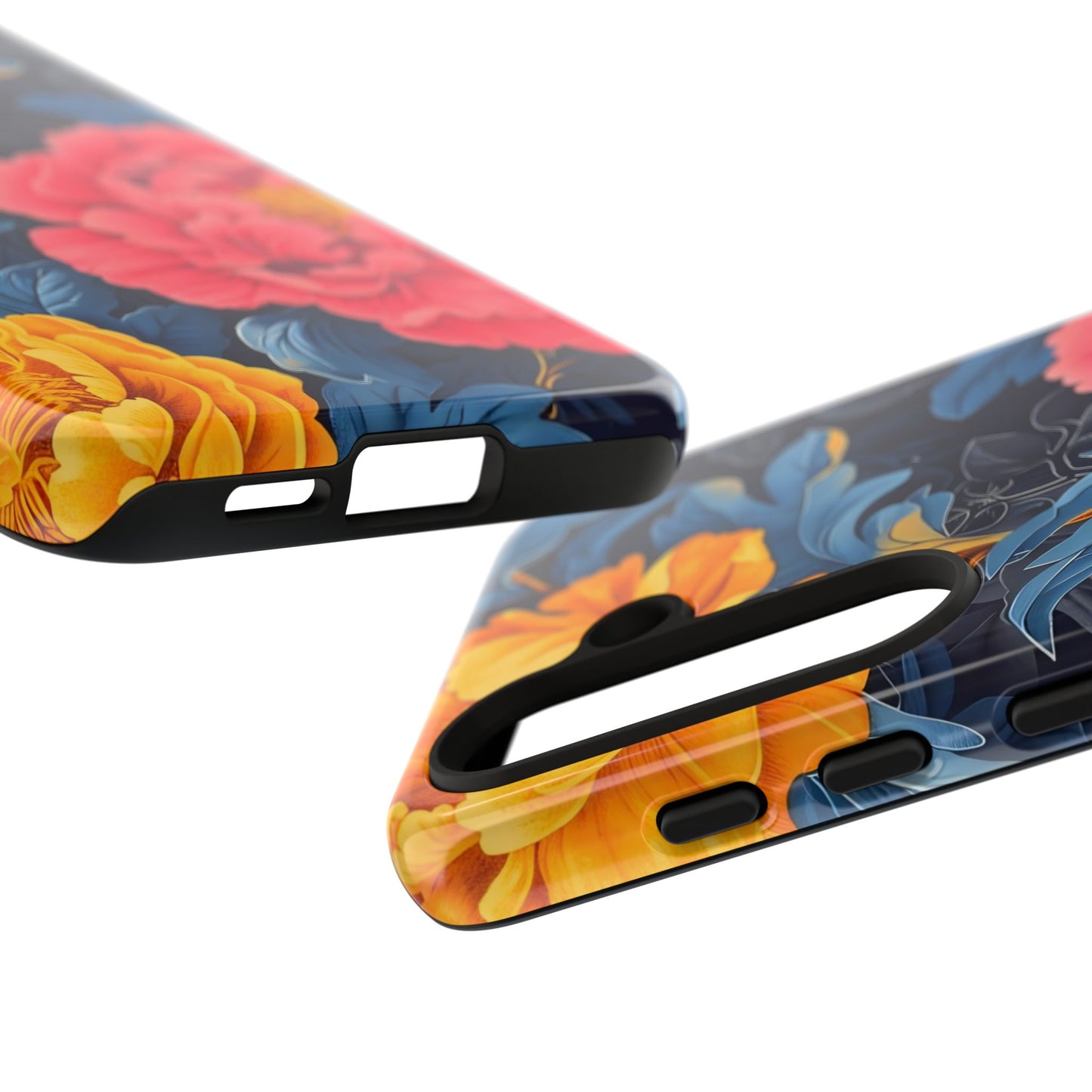 Floral Phone Case, Tough Cases, Stylish Mobile Cover, Gifts for Her, Phone Accessories, Unique Flower Design