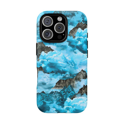 Mountain Wave Phone Case - Adventure Gear, Outdoor Gifts, Stylish Cases, Trendy Accessories, Nature Lovers