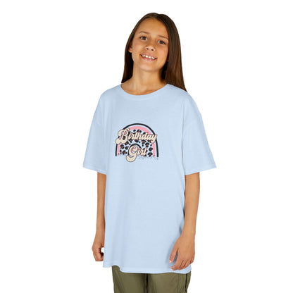 Kids Heavy Cotton™ Tee - Birthday Girl - Perfect for Celebrations!
