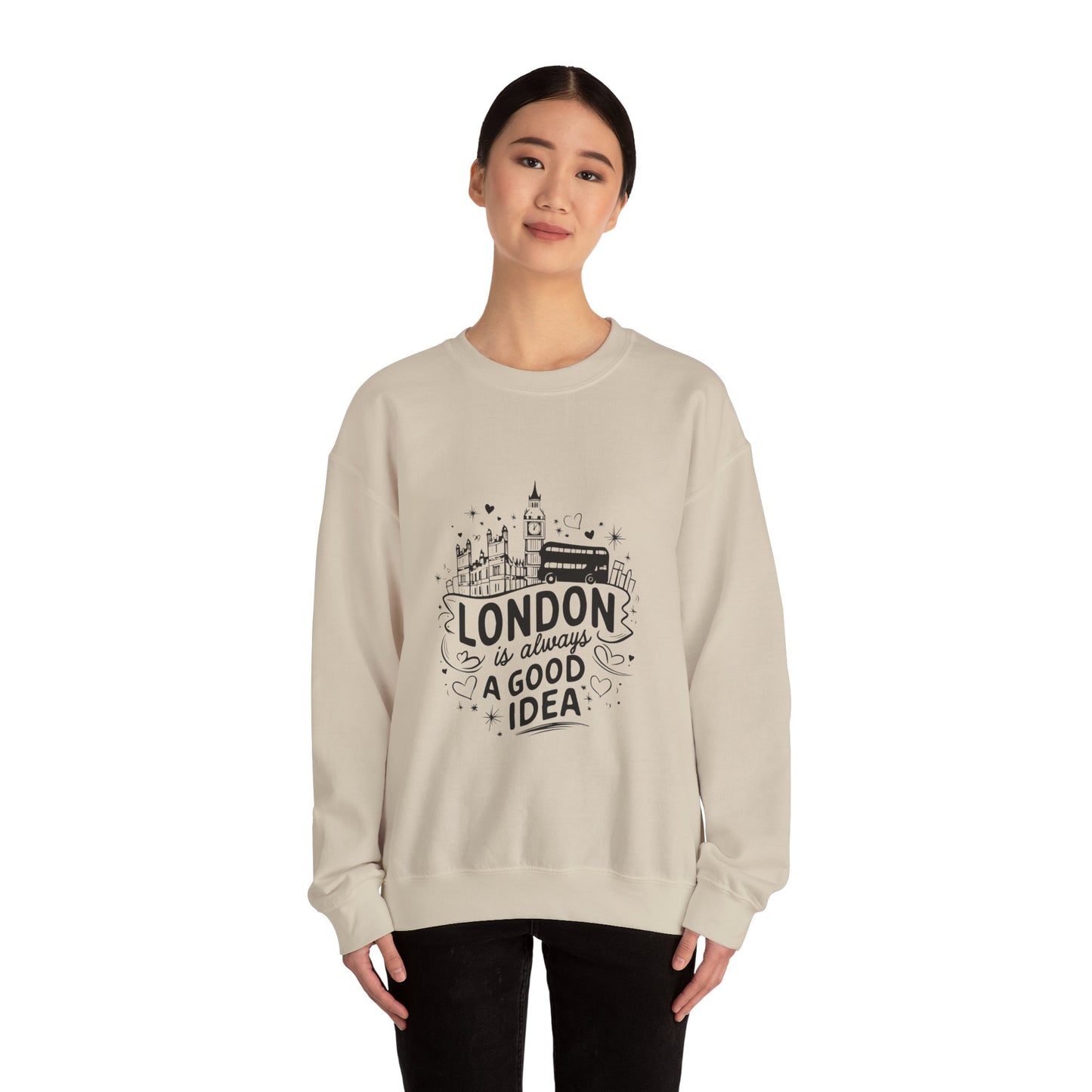 Unisex Heavy Blend™ Crewneck Sweatshirt - London is always a Good Idea