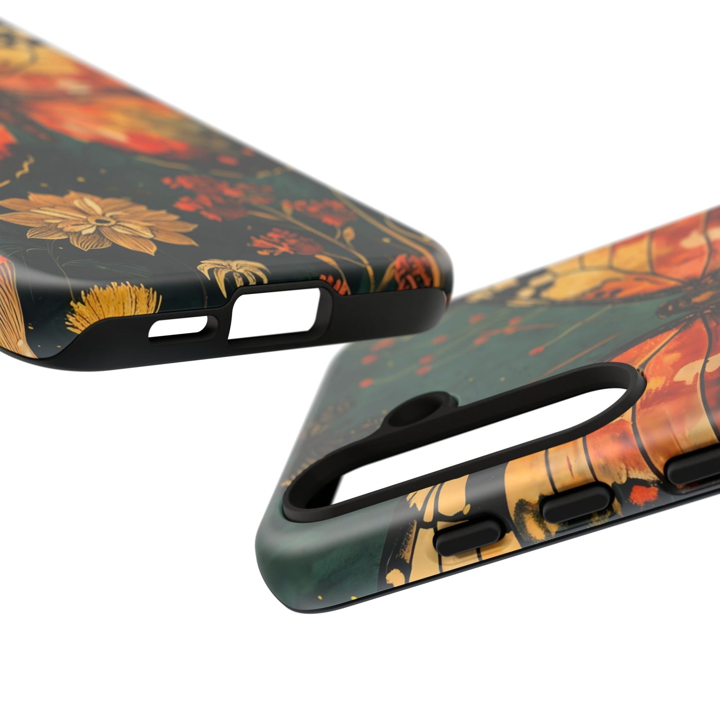 Butterfly Phone Case – Tough Cases for Nature Lovers, Floral Design, Butterfly Art, Unique Gift, Eco-Friendly Protection