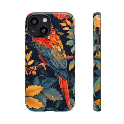 Vibrant Parrot Phone Case - Tough, Stylish, Nature-Inspired, Tropical, Wildlife, Perfect Gift, Summer Vibes