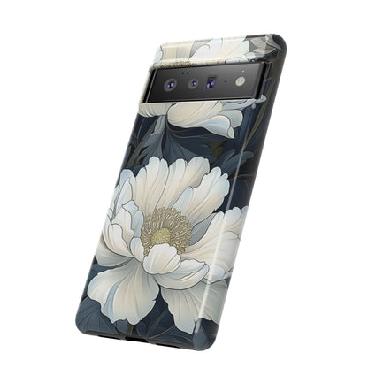 Elegant Floral Phone Case, Floral iPhone Cover, Flower Art Phone Case, Eco-Friendly Mobile Protection, Tough & Stylish Phone Case