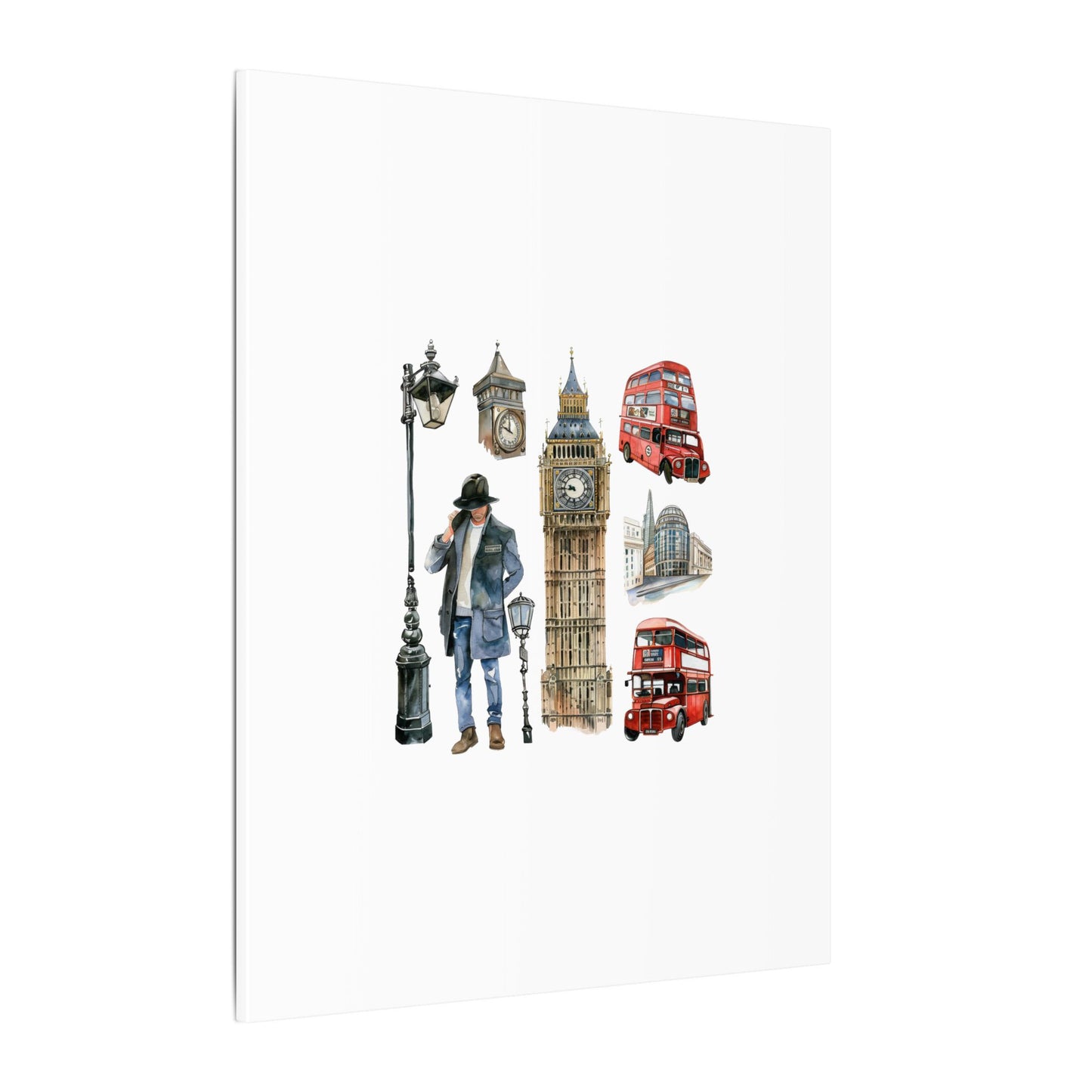 Canvas Art Print, London Skyline, Home Decor, Wall Art, Gift Idea, Travel Memories, Modern Wall Art