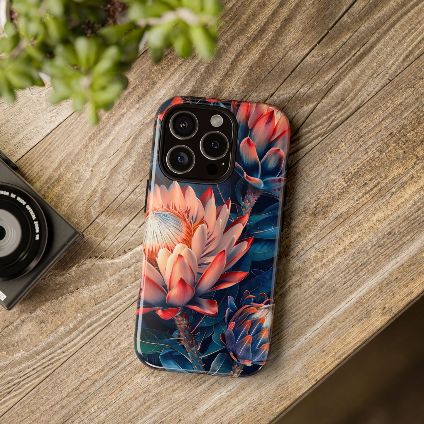 Floral Phone Case | Tough Cases, Floral Design, Phone Accessory, Gift for Her, Customizable Case, Nature Lover Gift