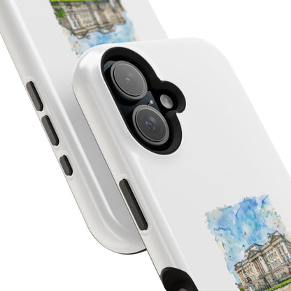 Artistic Magnetic Phone Case, Custom Tough Case, Unique Phone Cover, Gift for Travelers, Landscape Design, Protective Case