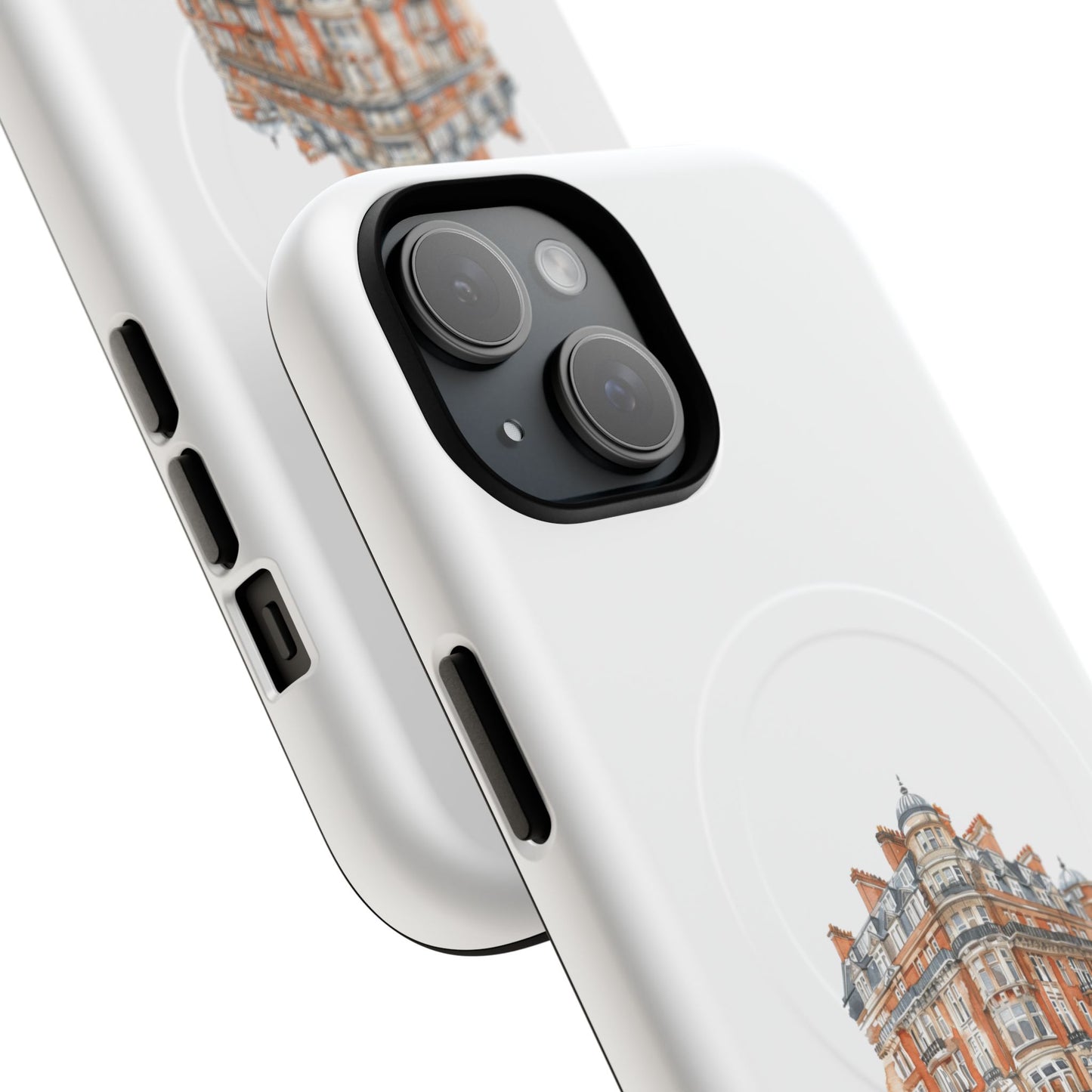 Elegant Tough Magnetic Case with Urban Design, Phone Case, Smartphone Protector, Gift for Her, Unique Tech Accessories