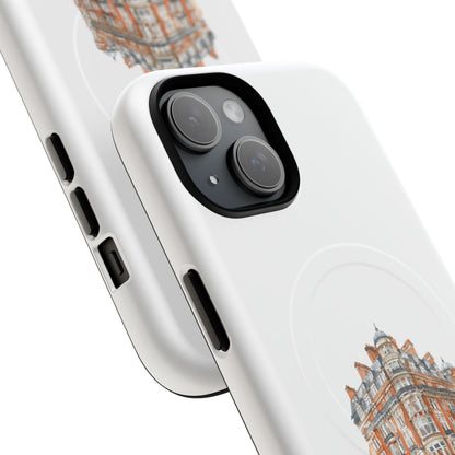 Elegant Tough Magnetic Case with Urban Design, Phone Case, Smartphone Protector, Gift for Her, Unique Tech Accessories