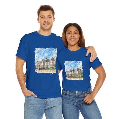 The Heart of British Culture and Iconic Landmarks Classy Unisex Heavy Cotton T-Shirt