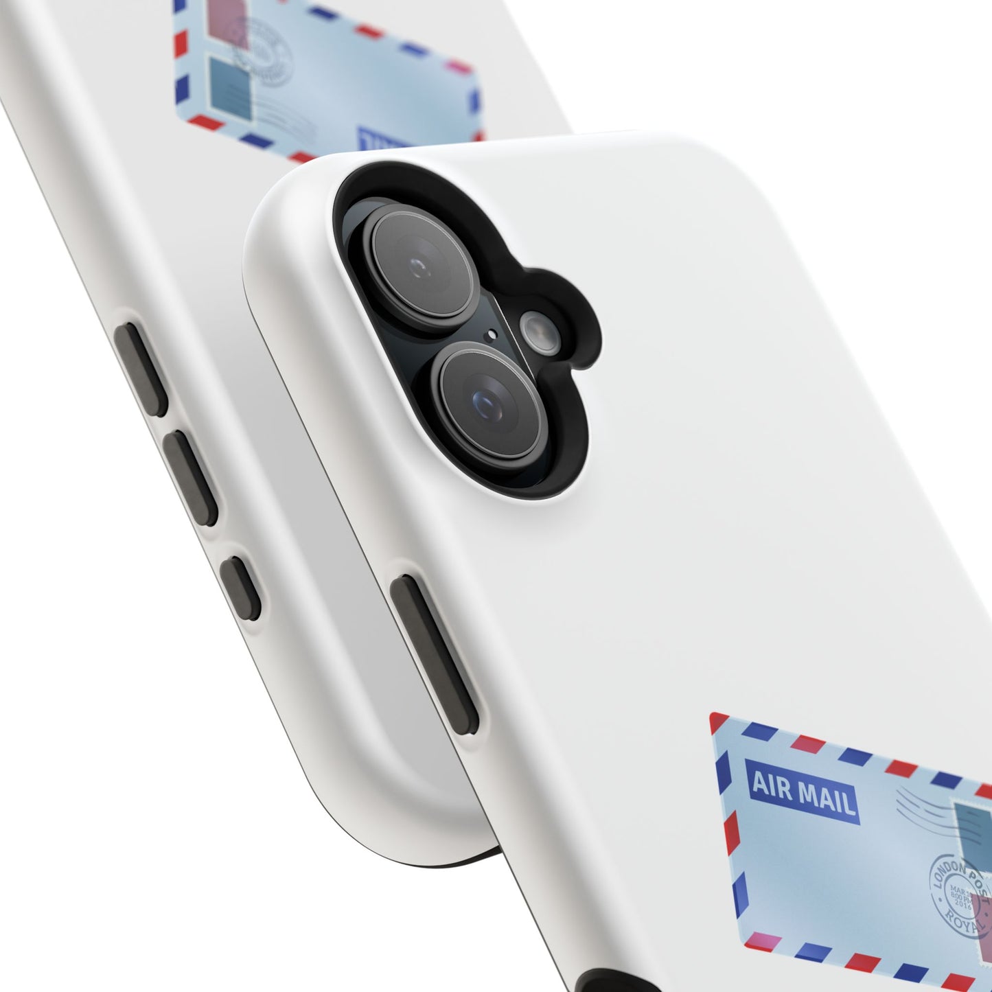 Air Mail Design Magnetic Phone Cases, Custom Phone Cover, Unique Gift for Travelers, Stylish Accessories for Holidays, Fun Phone Cases
