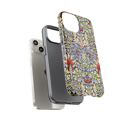 Stylish Phone Case - Floral Design, Tough Cases, Gift for Her, Phone Accessories, Trendy Tech, Unique Cell Phone Cover