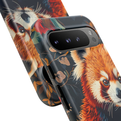 Cute Red Panda Phone Case, Wildlife Lover Gift, Tough Cases for iPhone, Nature-Themed Phone Cover, Animal Art Shell, Cute Tech Accessories