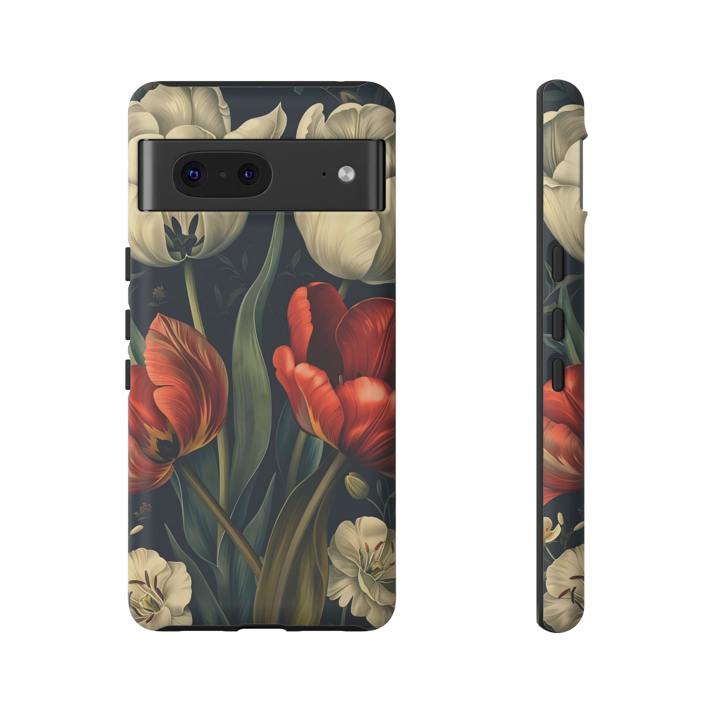 White Flower Tough Cases