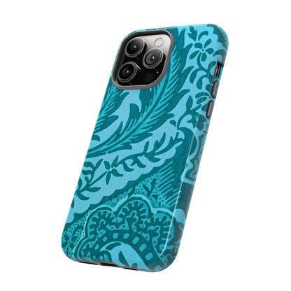 Protective Phone Case with Elegant Teal Design, Tough Cases, Floral Phone Cover, Stylish Smartphone Protection, Gifts for Her, Trendy [...]