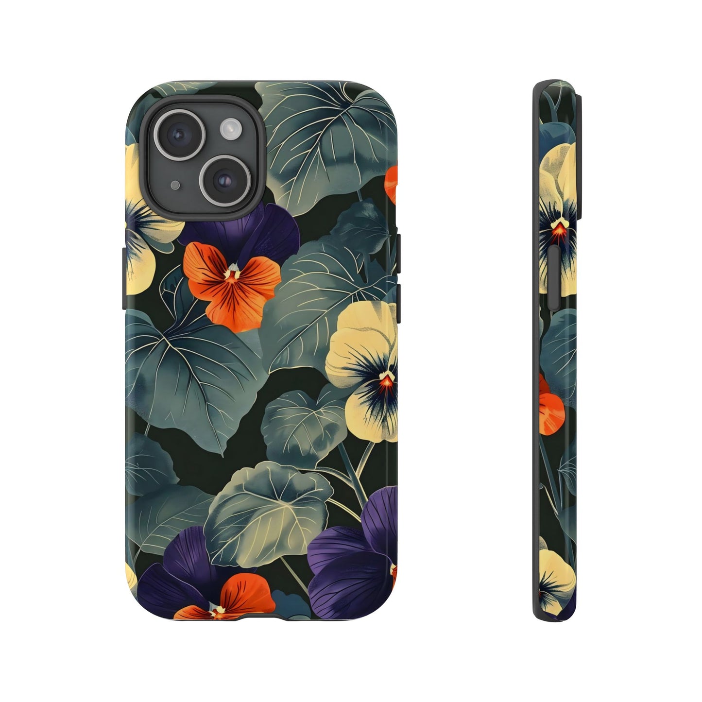 Tough Cases Floral iPhone Case, Tough Phone Cover, Stylish Floral Design, Gift for Her, Summer Vibe, Durable Protective Case