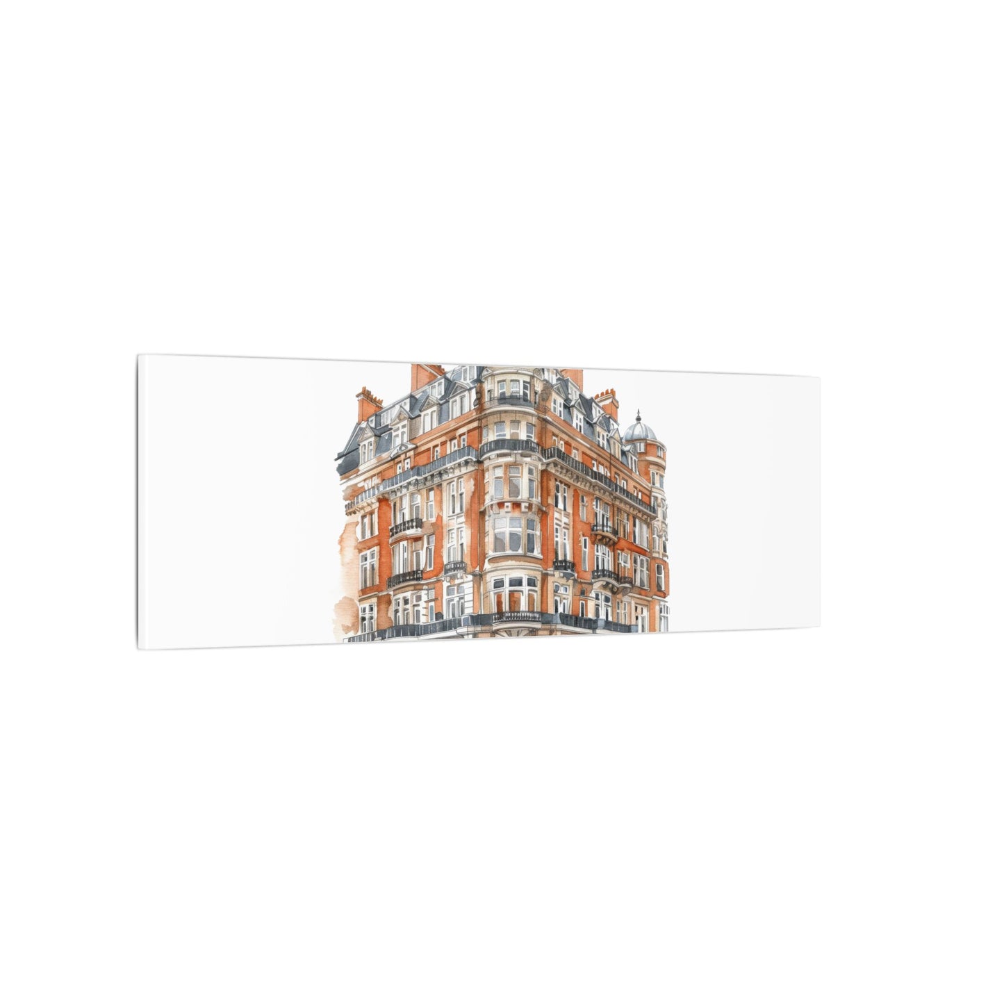 Artistic Matte Canvas Print of Historic Building, Wall Art Decor, Home Interior, Unique Gift, Fine Art, Architecture Lover, Urban Design