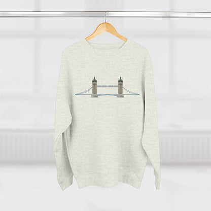 Unisex Crewneck Sweatshirt - Tower Bridge - Iconic London Landmark