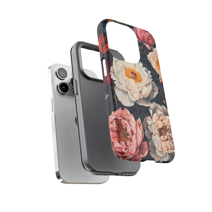 Floral Phone Case, Tough Phone Cover, Flower Design, Unique Gift for Her, Trendy Accessory, Spring Decor