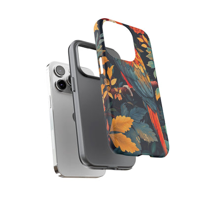 Vibrant Parrot Phone Case - Tough, Stylish, Nature-Inspired, Tropical, Wildlife, Perfect Gift, Summer Vibes