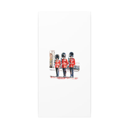 Royal Guards Canvas Print, British Wall Art, Home Decor, Unique Gift, London Culture