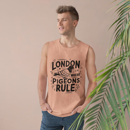 Unisex Barnard Tank - London where pigeons rule