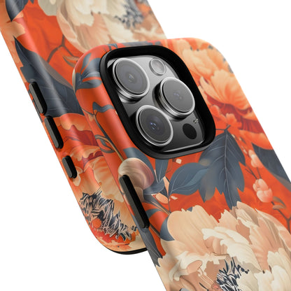 Floral Tough Case, Durable Floral Phone Case, Stylish Protection Case, Gift for Her, Spring Accessories, Mother’s Day Gift