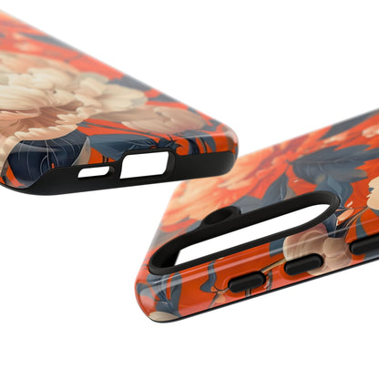 Floral Tough Case, Durable Floral Phone Case, Stylish Protection Case, Gift for Her, Spring Accessories, Mother’s Day Gift