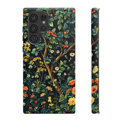 Floral Phone Case - Tough Cases, Colorful Nature Design, Gift for Flower Lovers, Phone Accessory, Unique Cell Phone Cover