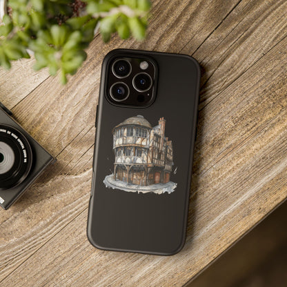 Stylish Phone Case featuring Unique Building Design, Art Lover Gift, Durable Phone Cover, Trendy Gadget Accessory, Unique Gift for Her