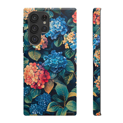 Floral Phone Case, Stylish Tough Case for Gardener Gift, Flower Lover Accessory, Pretty Floral Design, Protective Case